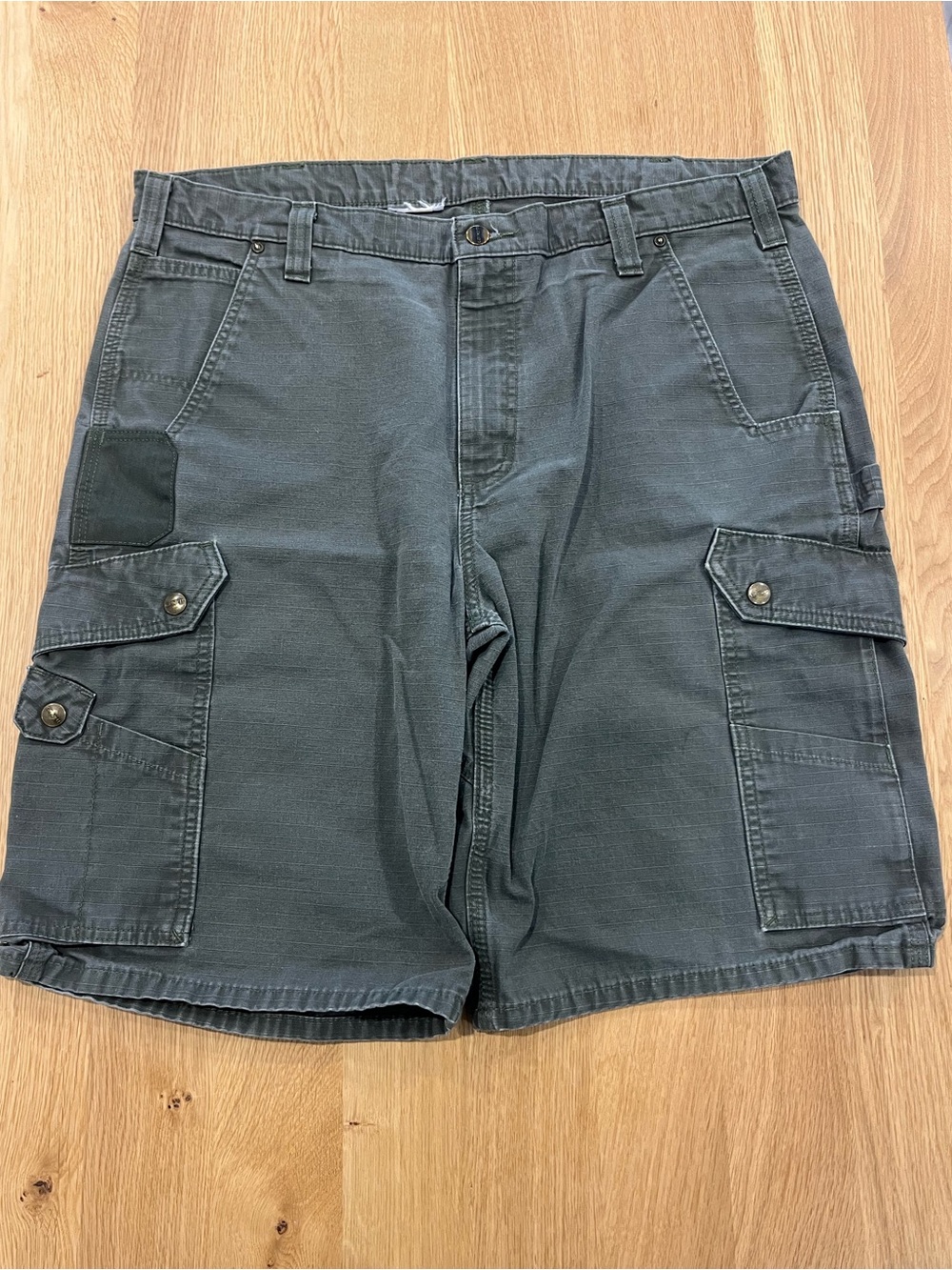 Men's Cargo Shorts - Dark grey olive